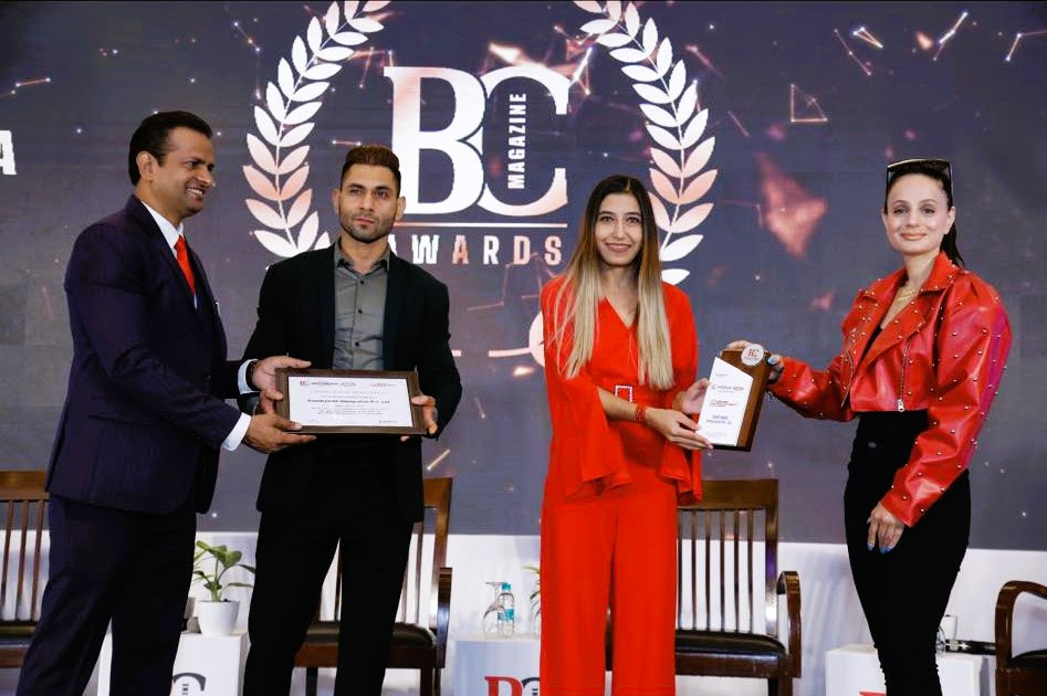 Countrywide Visas receiving recognition at the Business Connect Magazine Awards